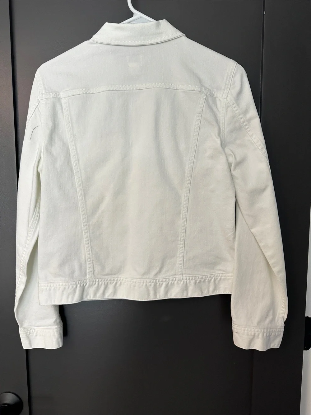 J.Crew White Denim Jean Jacket - Button-Front